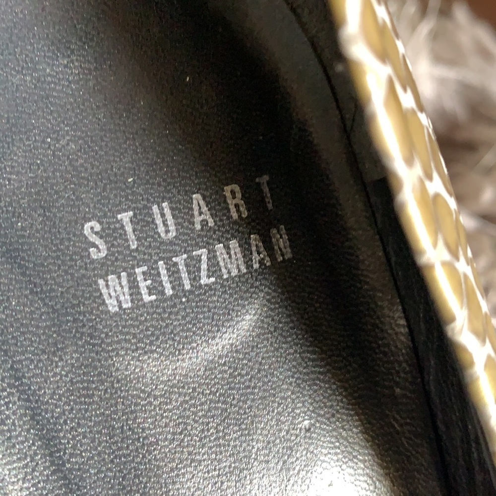 Host Pick Stuart Weitzman “Logo Plainfield” Snake… - image 7